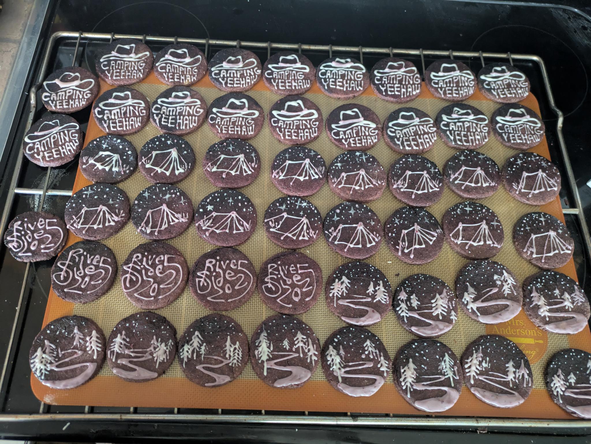 Camping Yeehaw Cookies
