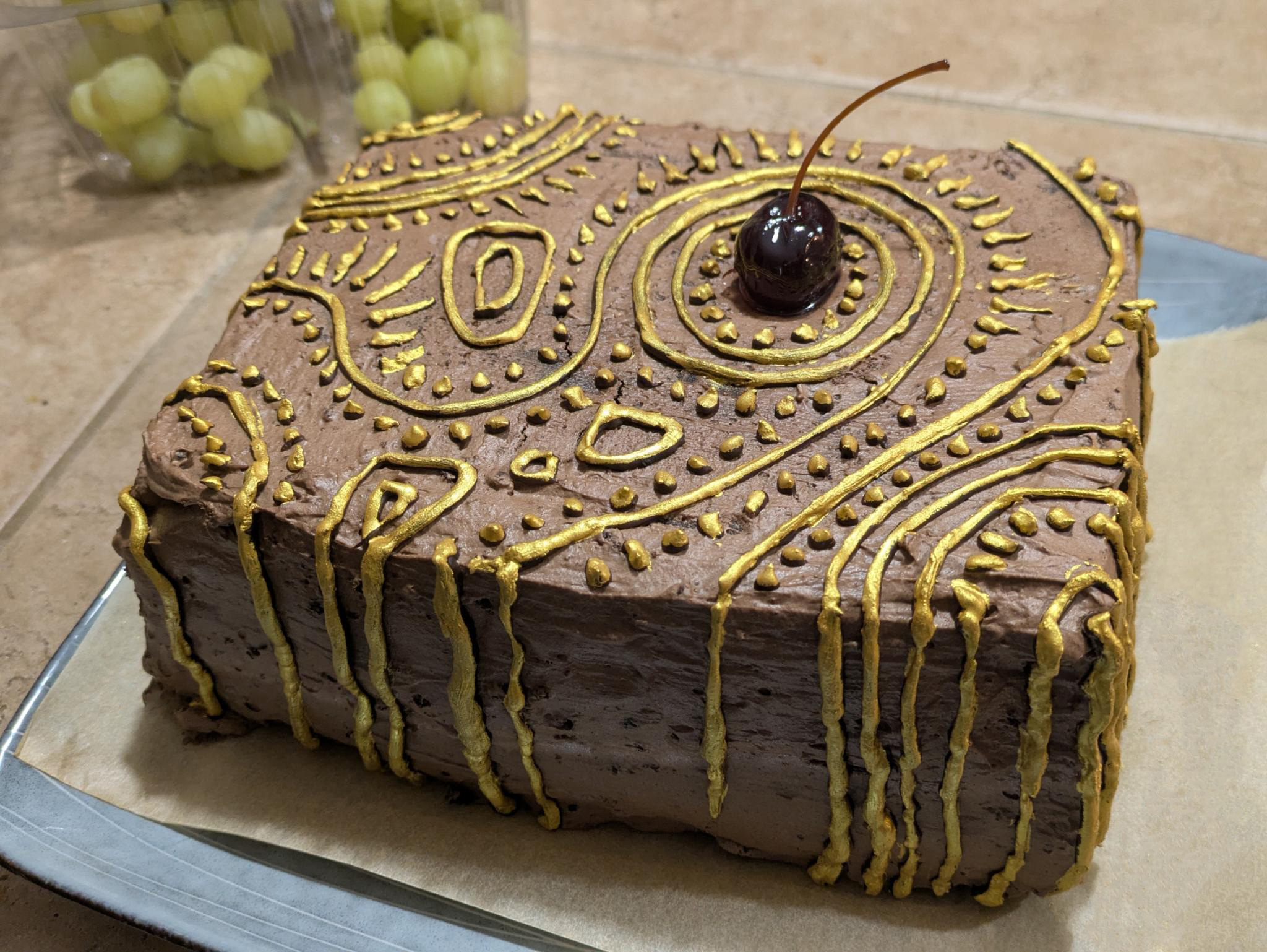 Chocolate Fruit Cake